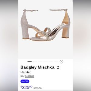 Badgley mischka heels